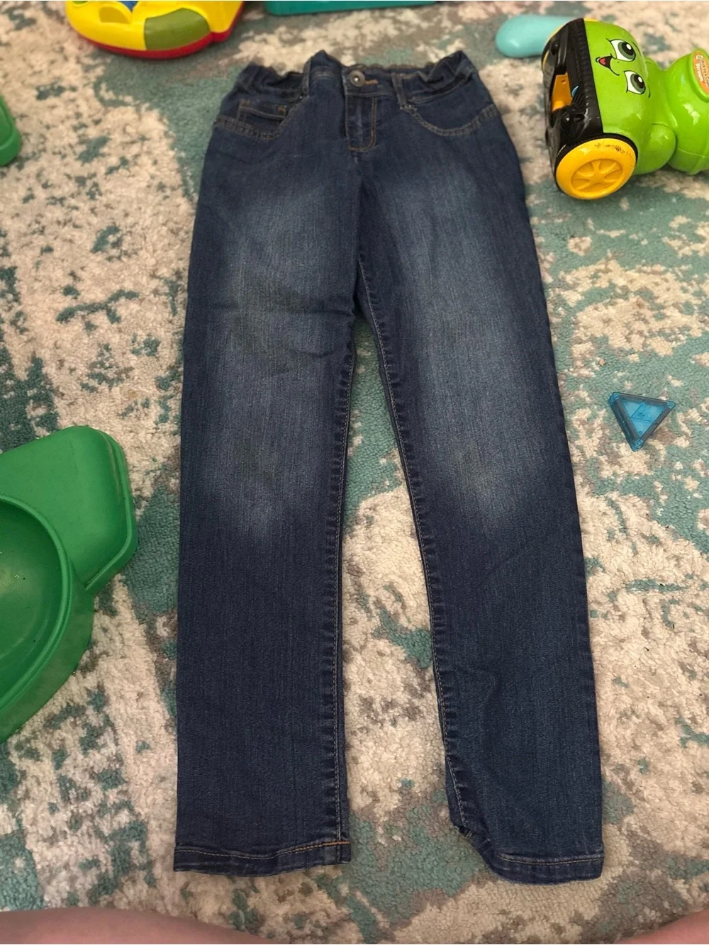 The Children's Place dark blue distressed kids' skinny jeans